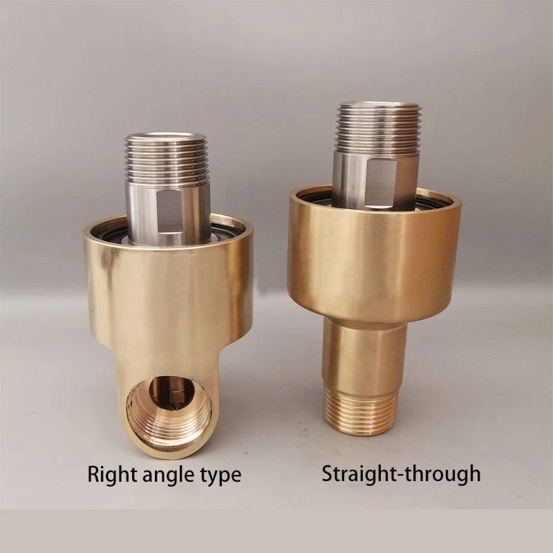 Universal Quick Joint Air Pipe Joint Compressor Blow Gun 360 Degree Rotary Joint 1 1.2 1.5 2 4 6 Inch Brass Carbon Stainless Ste