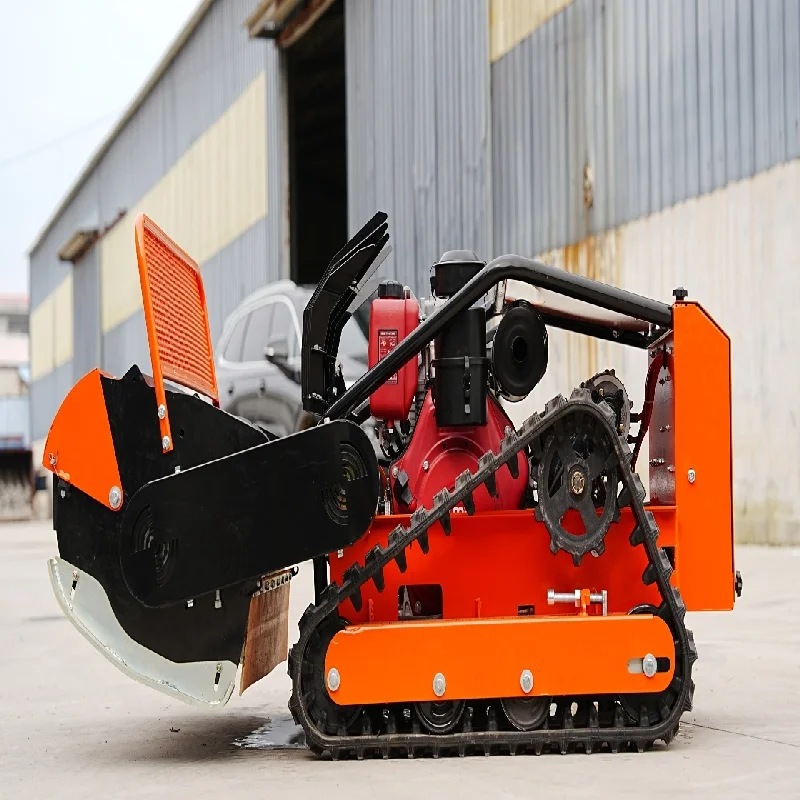High Efficiency  Commercial Model UR900  Remote Control Grass Cutter Flail Bush Mower for Large Fields and Rough Terrain