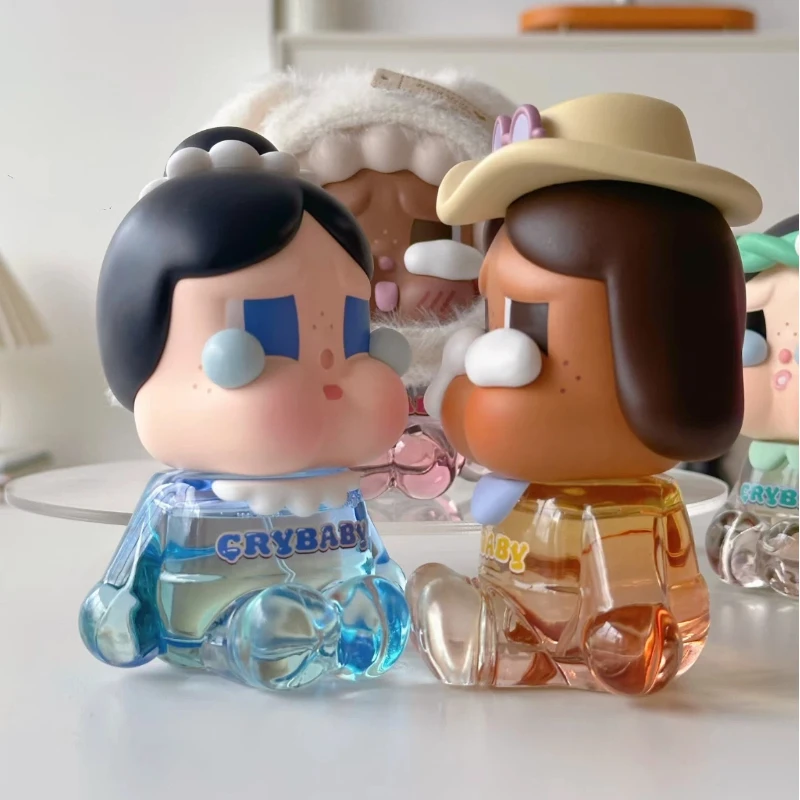 Echte Popmart Crybaby Shiny Shiny Series Luchtgeur Blind Box Verjaardagscadeau Schattige pop Mooi speelgoed Mystery Box Desktop Decor