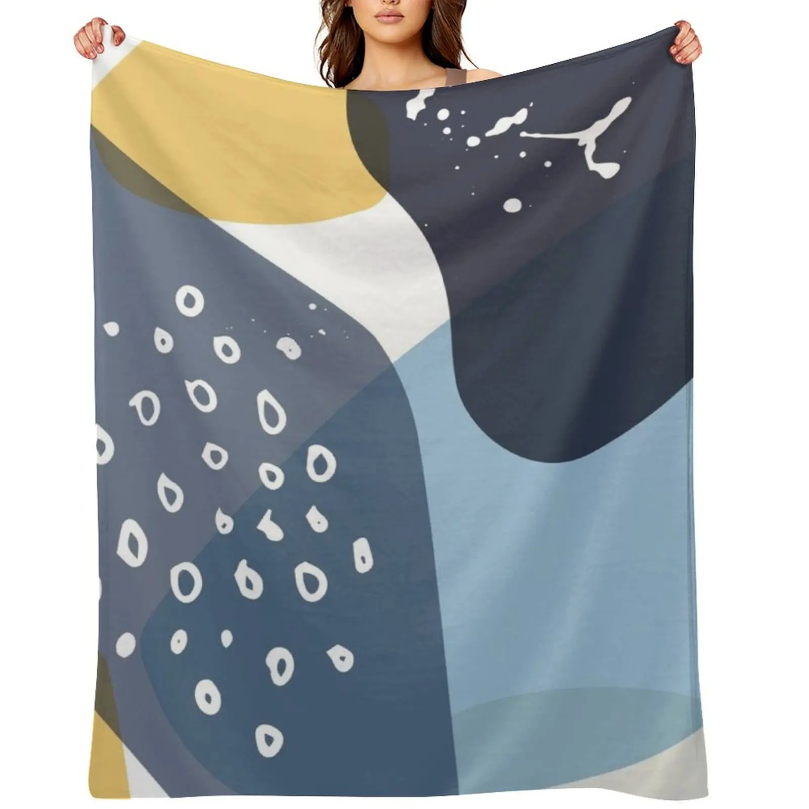

Abstract Minimalist No 5 Throw Blanket Thins Thin Soft for winter Blankets