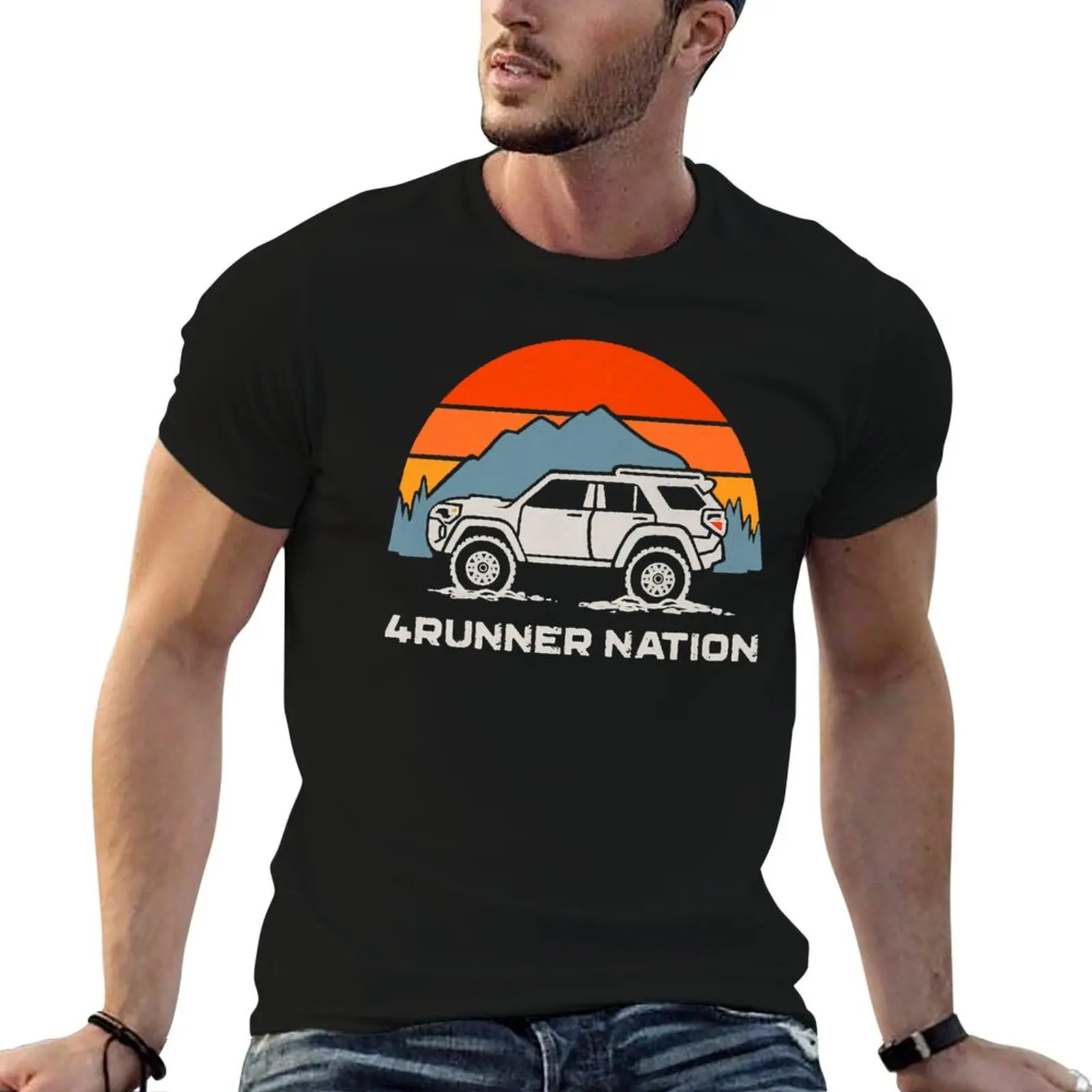 

5th Gen 4Runner Heritage Sunset Vibes (4Runner Nation) T-Shirt t shirt man plain man t shirt luxury T-Shirt