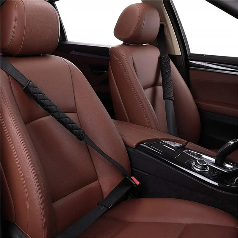 Comfortable and Adjustable Seat Belt Covers in Soft Velvet Fabric - Perfect for Car, Truck, SUV, Backpacks