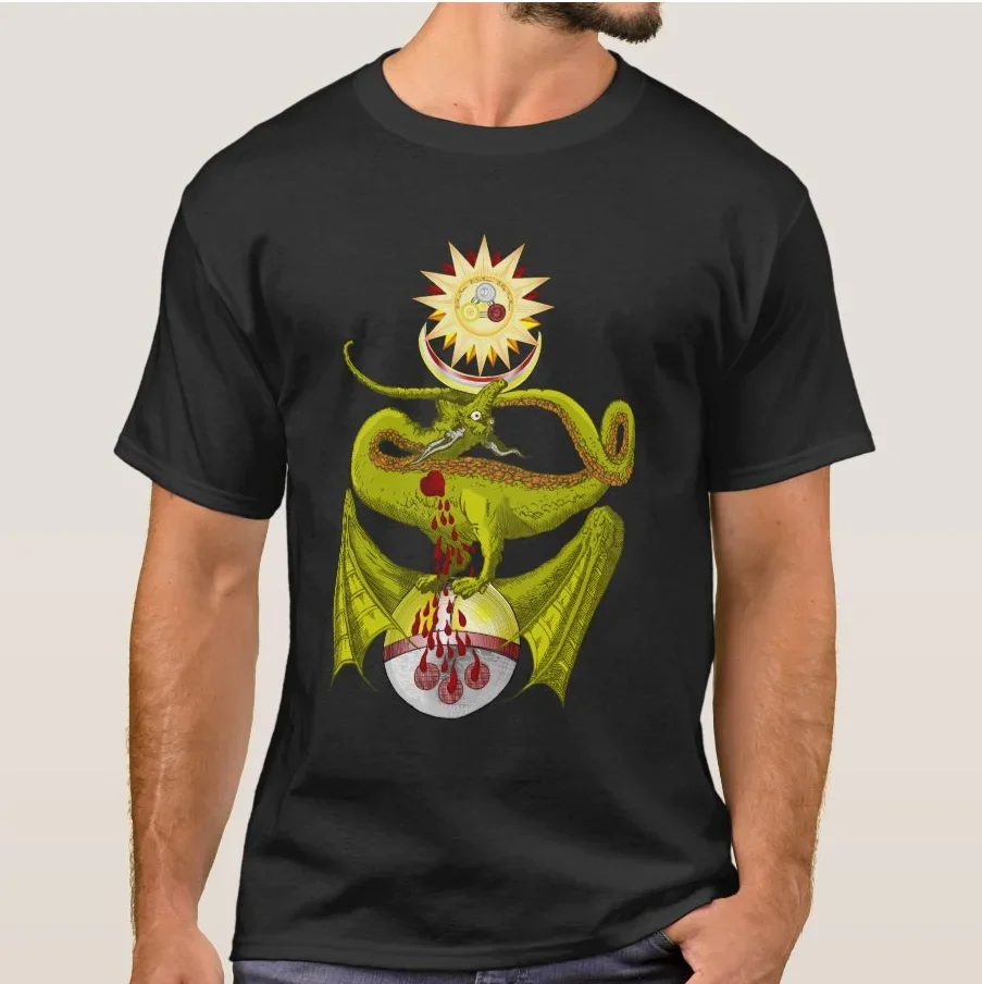 

Ripley Scroll Secret of The Red Elixir Vitae. The Bird ofGreek godT-Shirt. Summer Cotton Short Sleeve O-Neck Mens T Shirt New