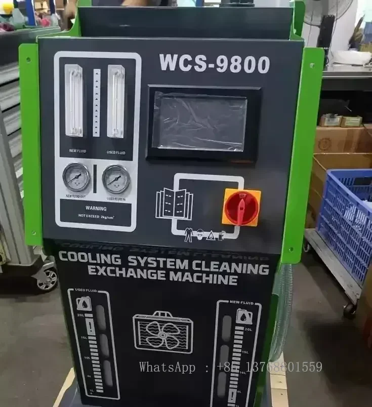 WCS-9800 Radiator Cooling System Flush Machine Car Cleaning Liquid Changer