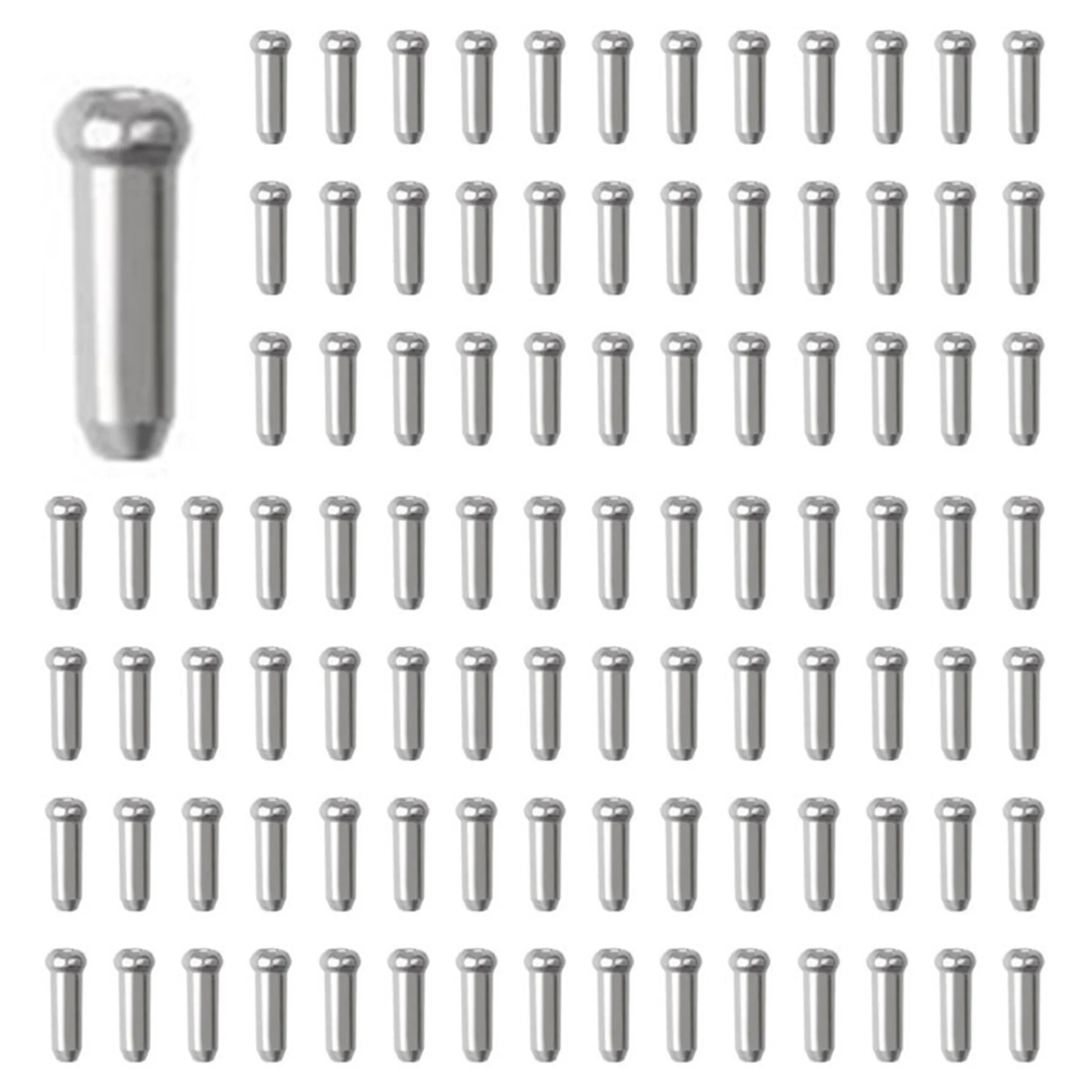 

A72Z 600 шт. конец троса тормозного троса, алюминиевая крышка тормозного троса горного велосипеда, концевые наконечники, обжимные