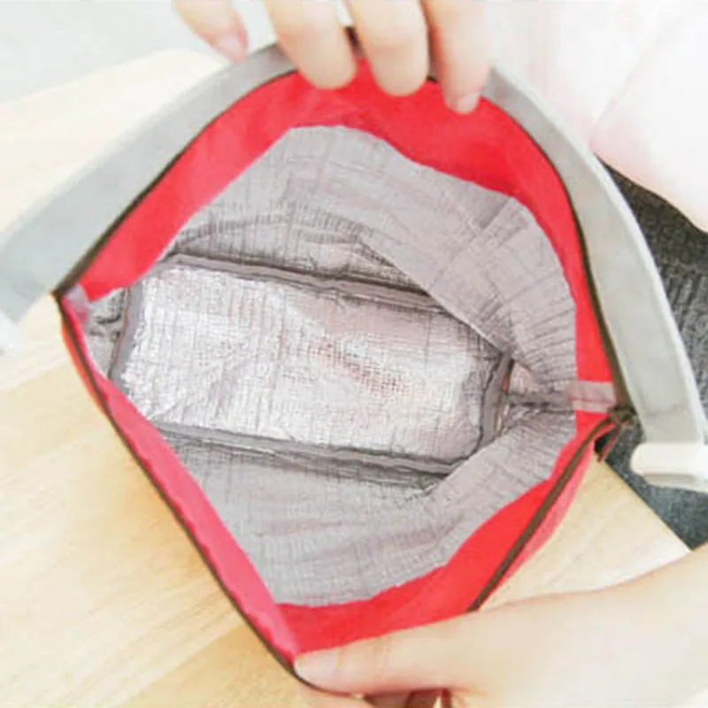 Oxford Cloth Defense Sailor Bento Insulation Bags Tin Foil Layer Cooler Portable Insulated Lunch Box Outdoor Camping Accessories