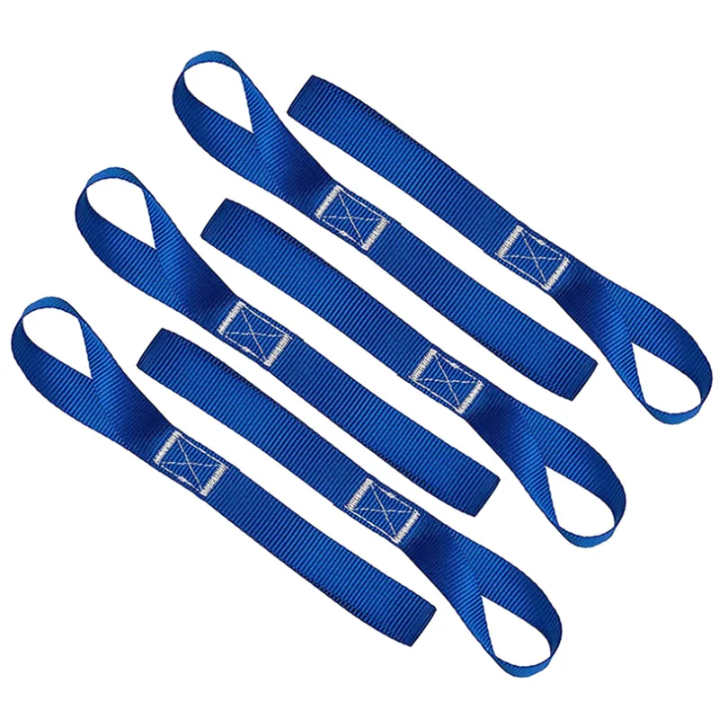 15.9inch/40.5cm Soft Loop Tie Down Straps For Securing Cargo ATV UTV Motorcycles Scooters Dirt Bikes Lawn Garden Equipment