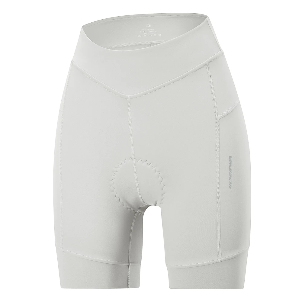 HISERWA Vrouwen Fietsbroek Zomer Ademende Fiets Onderbroek 6 Uur Schokbestendig Gewatteerde Korte MTB Road Fiets Lycra Panty