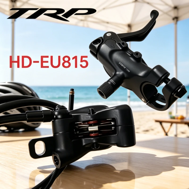 High Modulation TRP HD-EU815 2-Piston Oil Disc Brake Set for MTB XC Trail Strong Stopping Power Internal Routing System