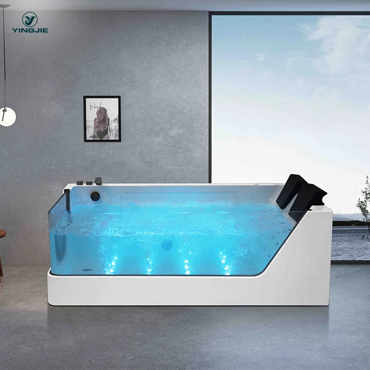 Whirlpool BathIndoor Piscina Baignoire Adult Spa Whirlpools Hydro Massage Jacuzi Double Almohada Bathtub