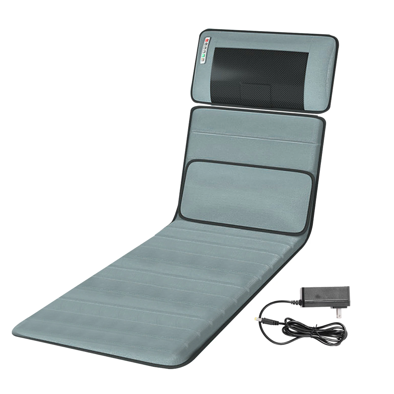 

Electric Massage Mat Relief Massage Mat Bed Massager Heating Massage Pad Detachable & Simple Design for Back Neck Feet Comfort
