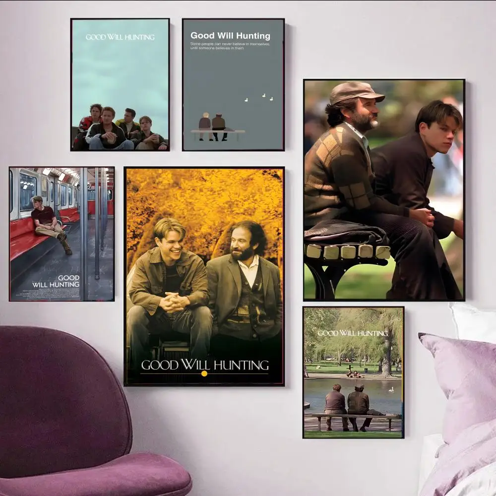 Emotional Intellectual G-Good Will H-Hunting Poster Wall art print art suitable for living parlor home decoration gift