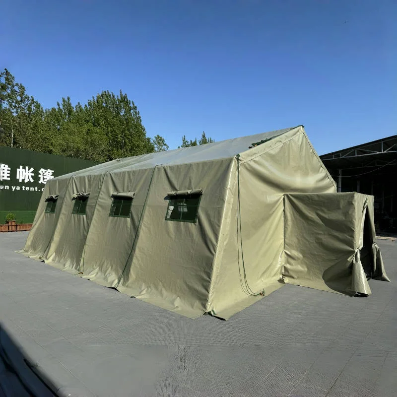 Heavy Duty PVC Tarpaulin All Weather Winter Frame Tent Large Modular Outdoor Shelter For Russia