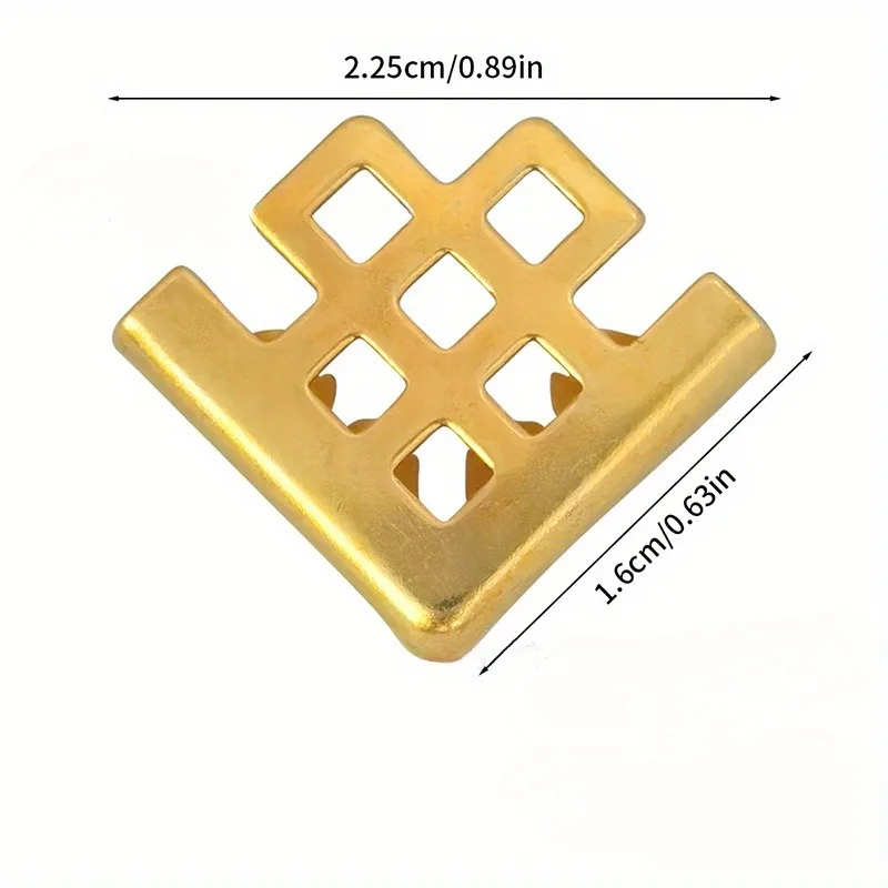 100PCS Brass 16* 16mm Corner Protectors - Four-sided Corner for Decorative Books and Photo Albums Decorative Corner Protection