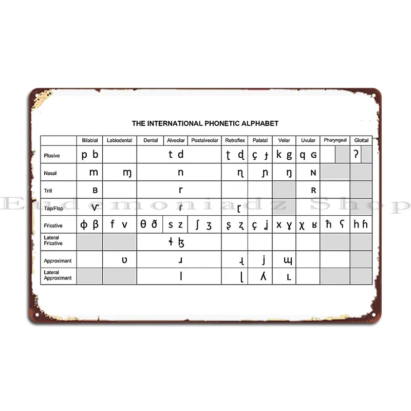 لوحات تسجيل معدنية مخططة Ipa تخلق لوحات تزيين غرفة المعيشة ملصق تسجيل القصدير