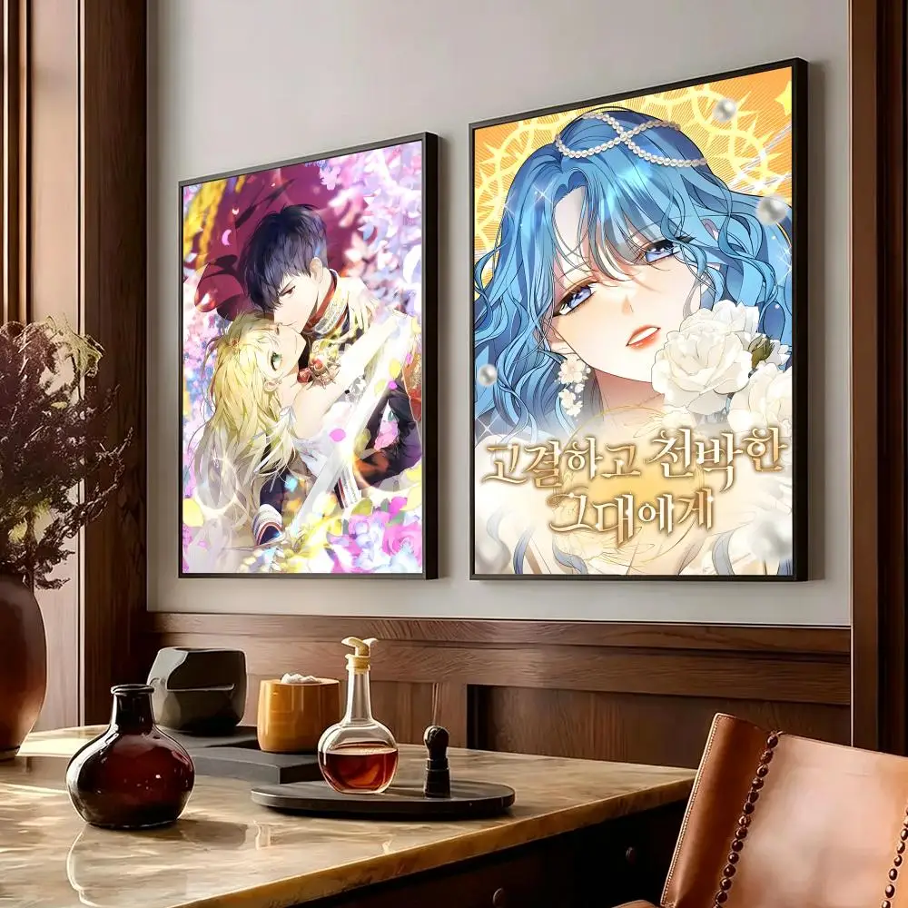 comic The Male Lead Proposed to Me Poster Poster HD Printing Cozy Warm Style Home Decor Suitable for Living Room Bedroom Gift
