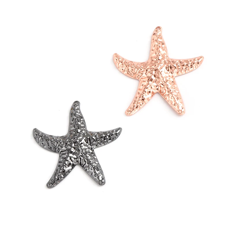 Pock point single hole arc starfish fai da te trend orecchino collana braccialetto ciondolo accessori gioielli in ottone