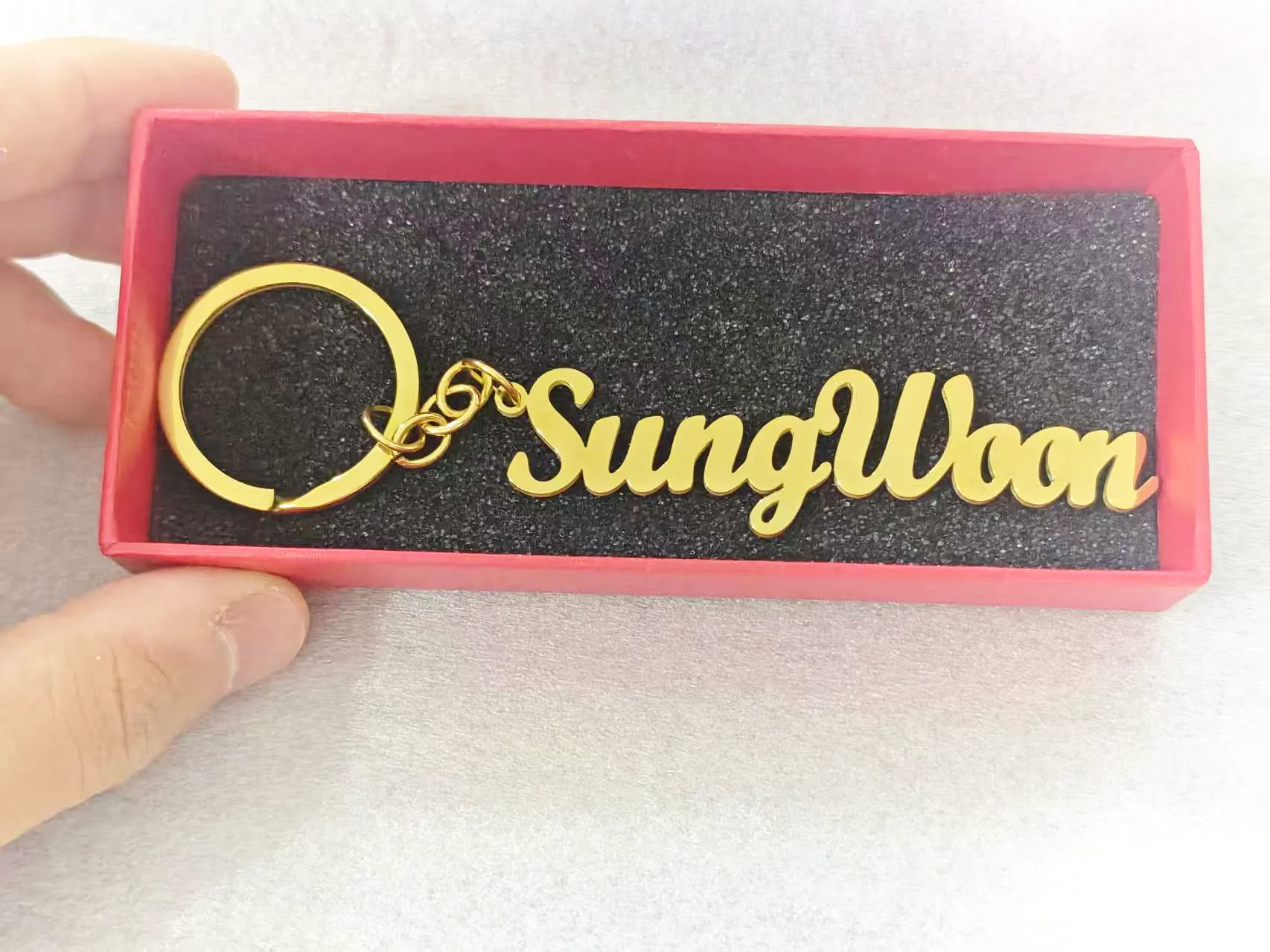 

Personalized Custom Name Keychain, Engravable Letter/Number Key Ring, Unique Customizable Gift for Him/Her Friends Family Daily