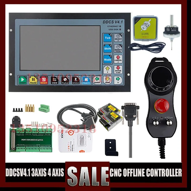 2023 New Product Ddcsv3.1 Upgrade Ddcsv4.1 3/4 Axis Offline Machine Tool Engraving And Milling Cnc Motion Controller Kit