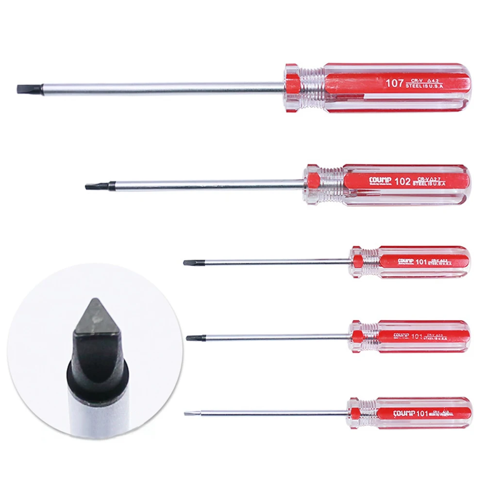 Triangle Screwdriver  Chrome Vanadium Steel Triangle Drive Screwdriver Removal Repair Tool TA1.8-TA4.2 For Electrician