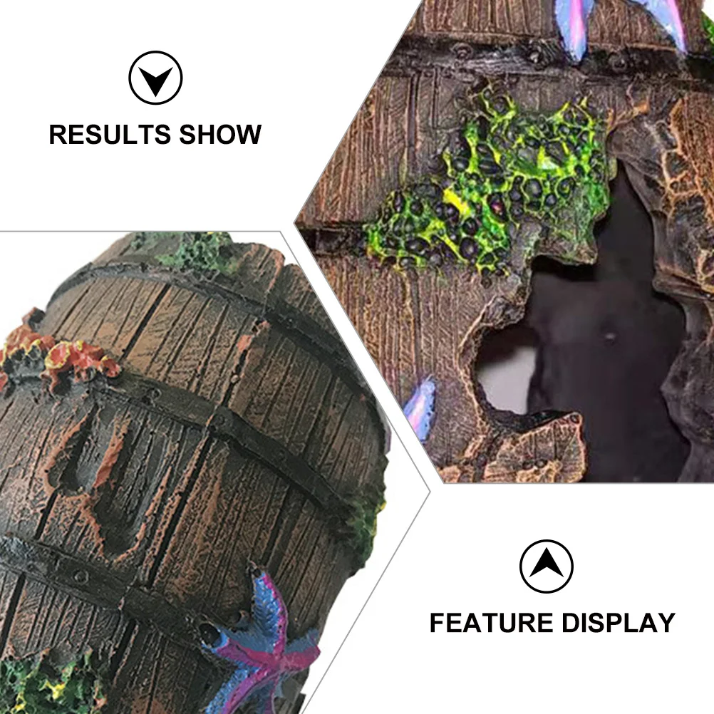 

Delicate Mini Decor Premium Fish Tank Landscape Barrel Fairy Decoration Creative