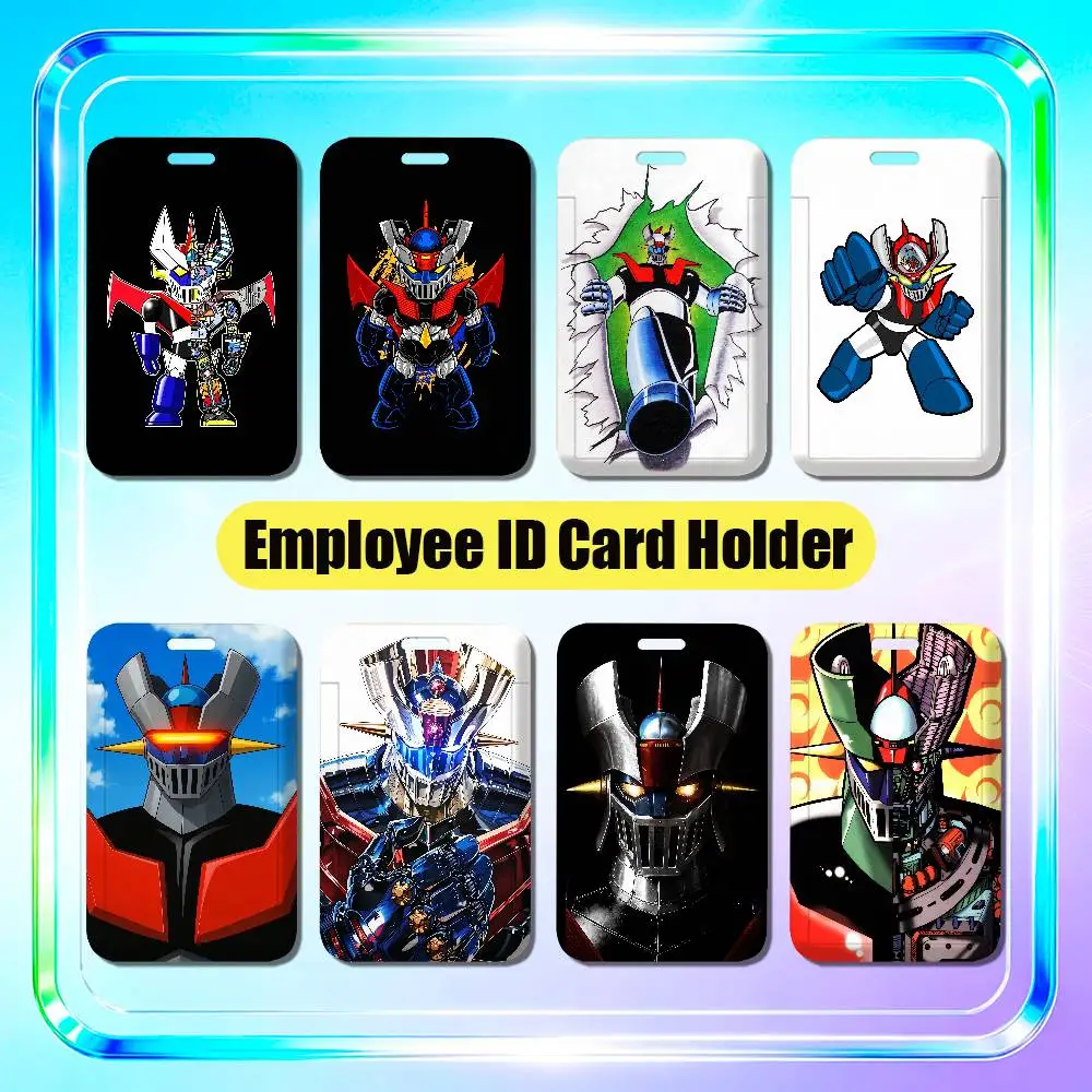 For UFO ROBOT Grendizer Employee ID Card Holder Office Work Student Bank Credit Decoration Case Badge