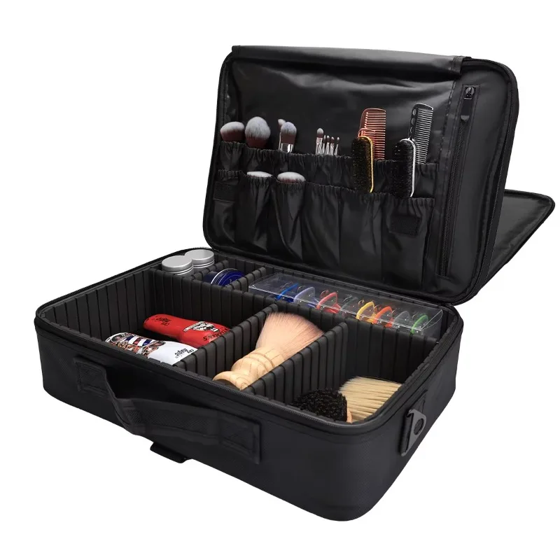 

Scissors and Supplies Barber Shop Tote Bag Large Size Suitcase Hairpin Scissors Cutting Tool Storage