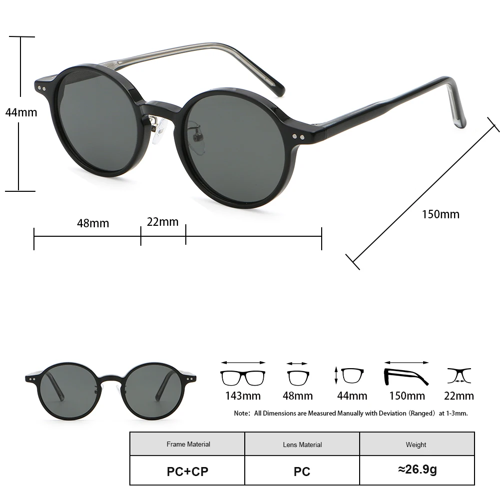 Peekaboo fashion sunglasses for women uv400 unisex decoration male round sun glasses for men CP acetate leopard black brown