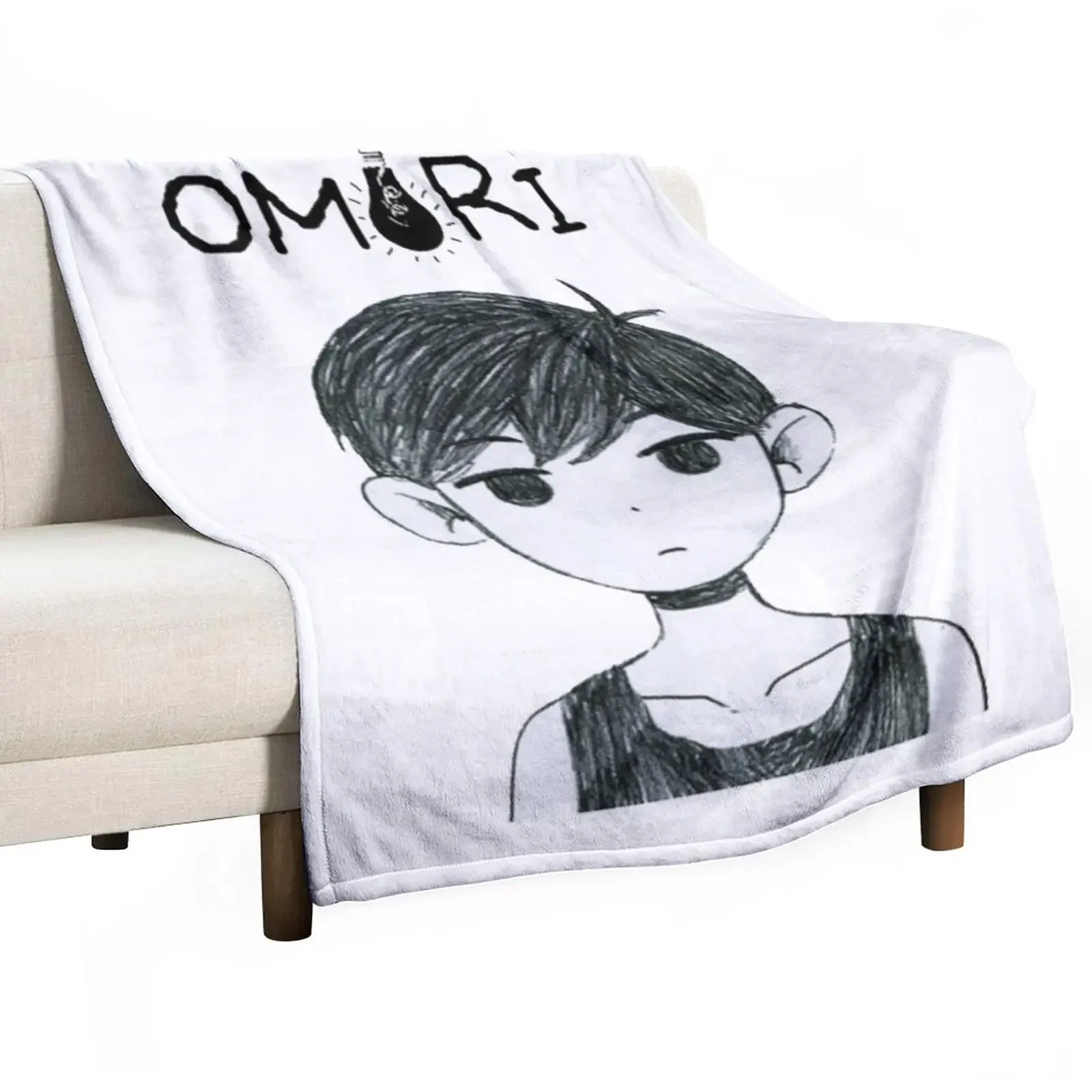 

omori merch Throw Blanket Luxury manga Designers Blankets For Sofas Blankets