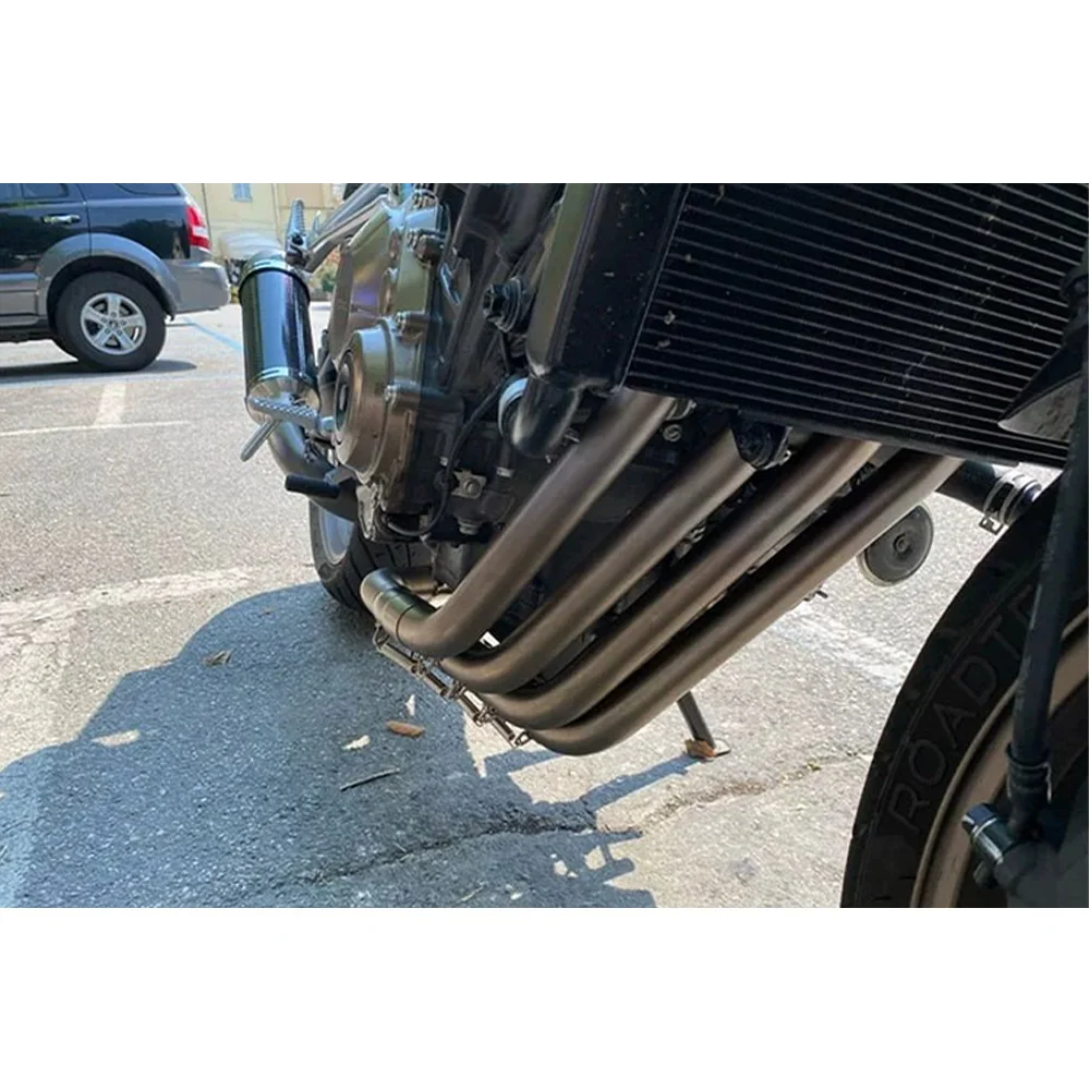 Auspuffsysteme für Honda CBR650 CB650F CB650R 2014-2025 Auspuff-Vorderrohr Schalldämpfer Komplettes System Auspuffrohre – Detail 6