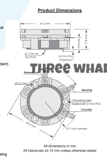 مستشعر الغاز CITY SO2 AD006-J0K 3SFF 3SF أجهزة الاستشعار البيئية 3SFF مستشعر ثاني أكسيد الكبريت