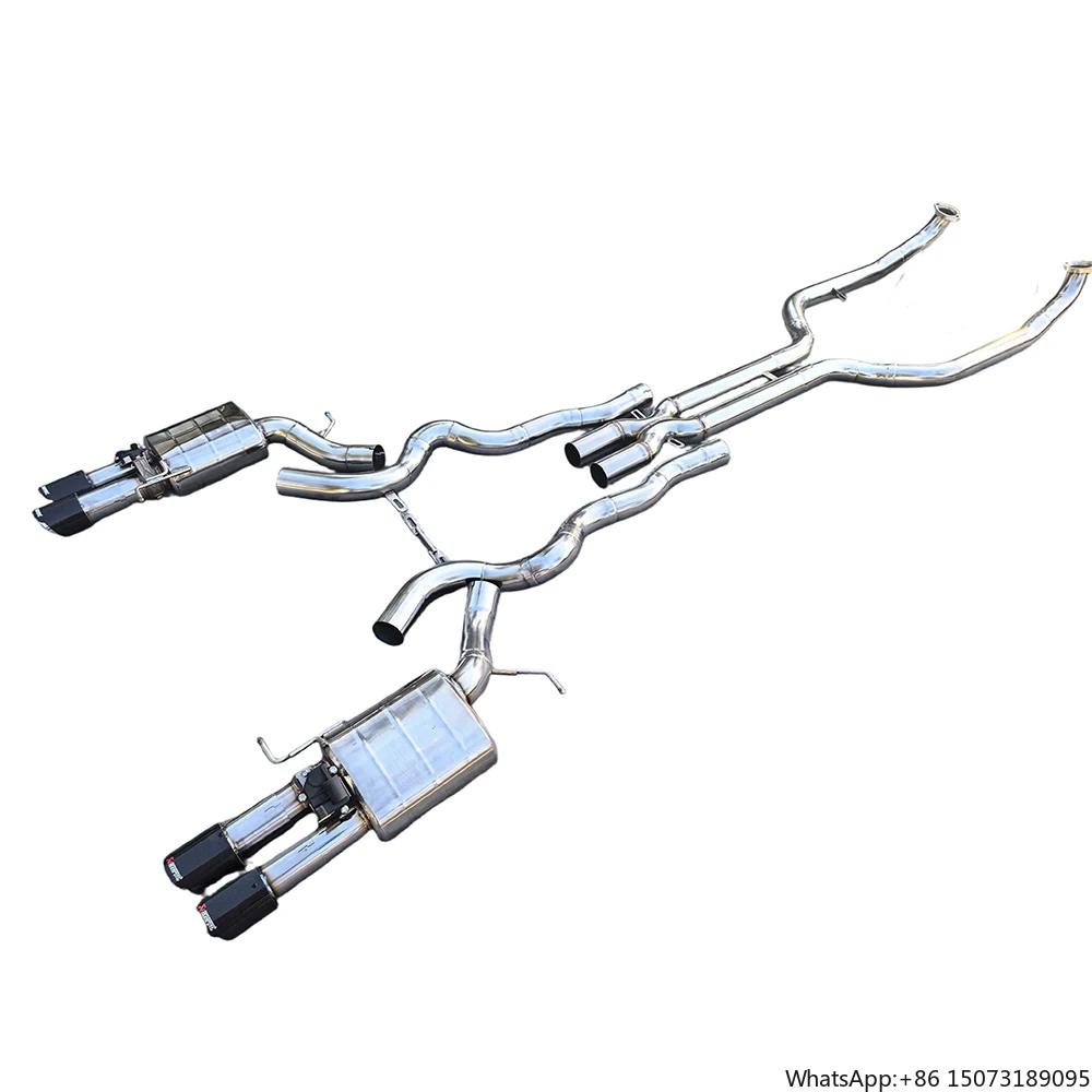 

Высокопроизводительная выхлопная труба-глушитель для M5 F10 4.4T, качественная нержавеющая сталь, автозапчасти для выхлопной системы