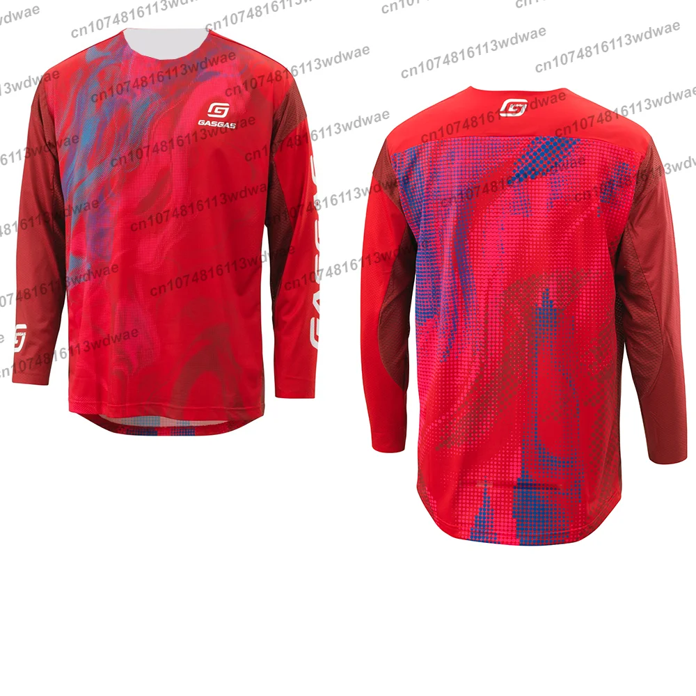 

Spanish cycling clothing brand long sleeve T-shirt Gasgas Classic outdoor sports bike T-shirt Motocross Quick drying Jersey Kit