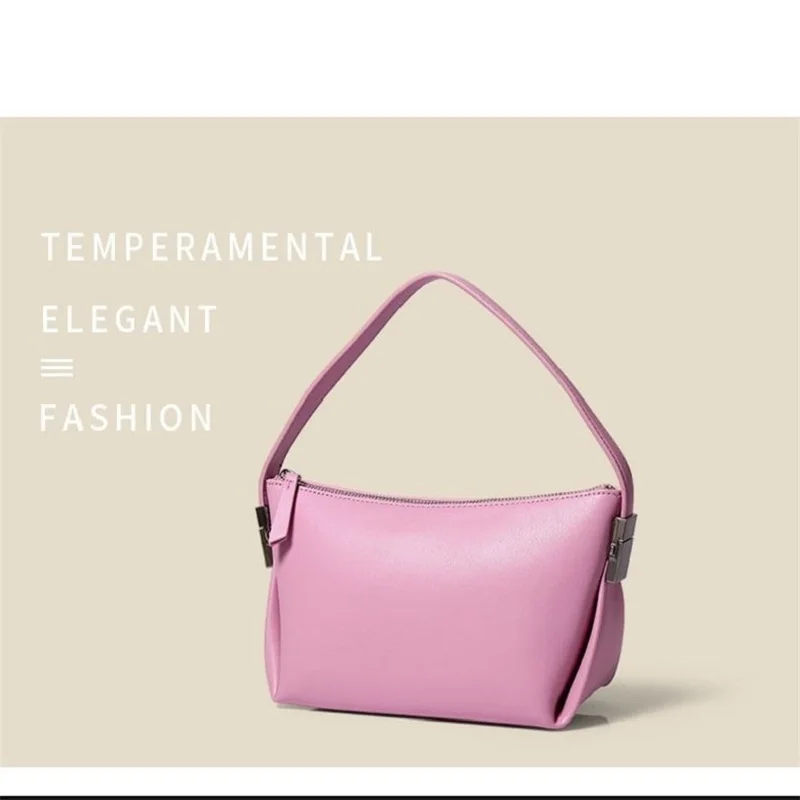 Korean niche design osoi bag lunch box bag dumpling bag handbag crossbody bag bags for women genuine leather handbag women