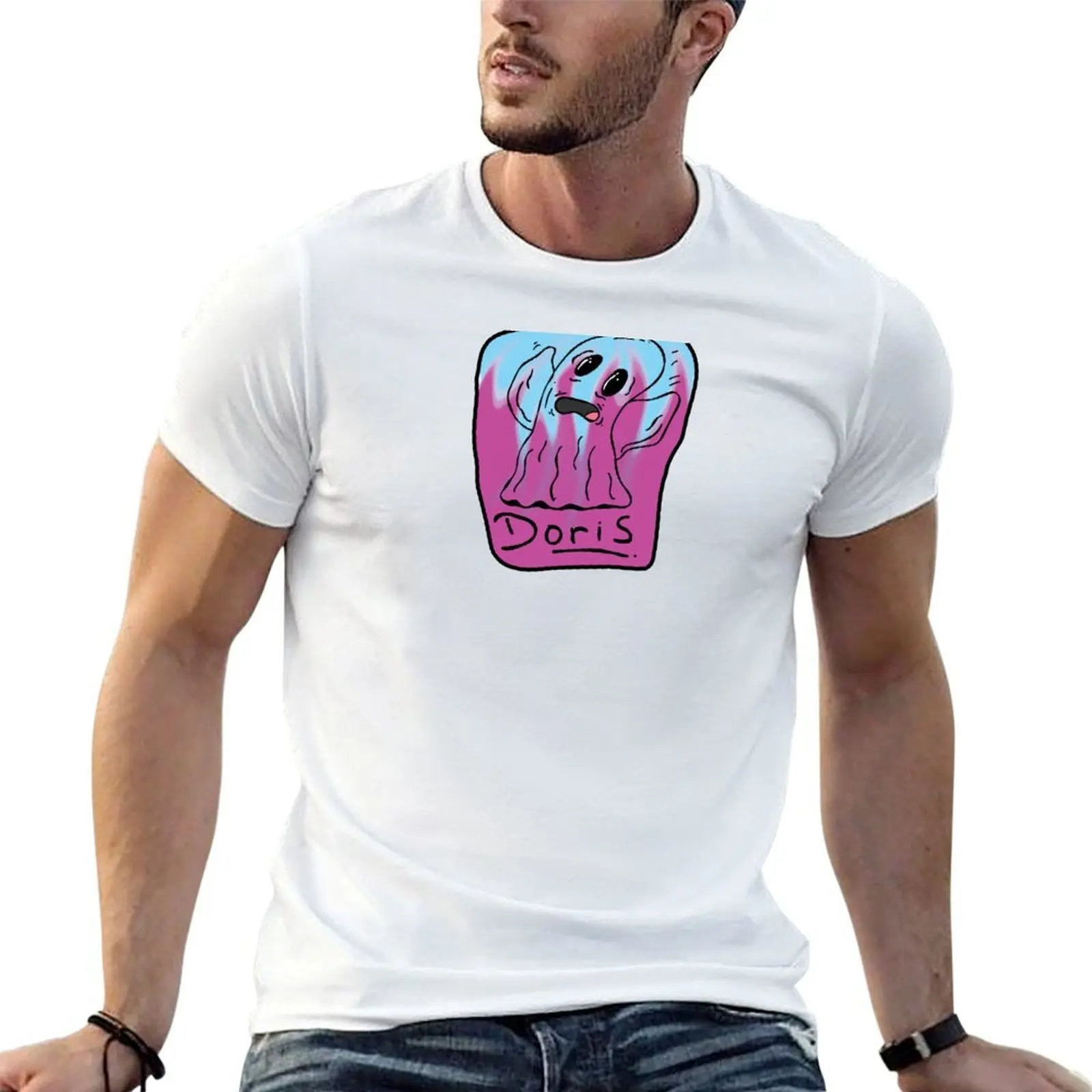

Doris Spooky ghost man T-Shirt man t shirts graphic man t shirts for men casual T-Shirt