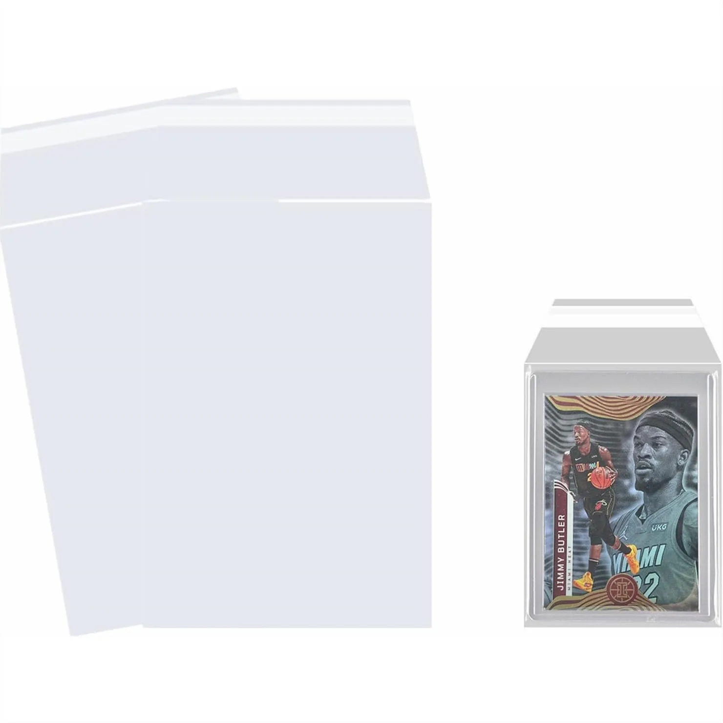 

200 PCS Resealable Team Bags for Toploader Holders 35-130PT, Fit Sleeves for Top Loader Holders, for Toploaders Sleeves