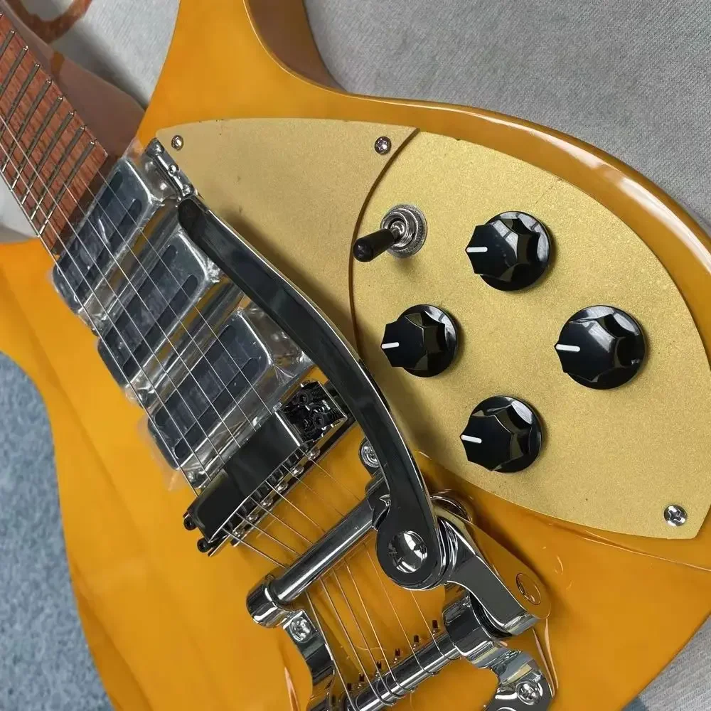 

Electric Guitar Transparent Yellow - Rosewood fingerboard, single-coil pickups, matte finish, locking tuners, smooth frets, ligh