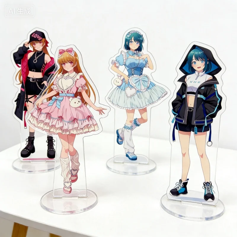 Anime Osananajimi wa Love Comedy ni Naranai Characters Acrylic Stand Figure Keychains Decorations Accessories