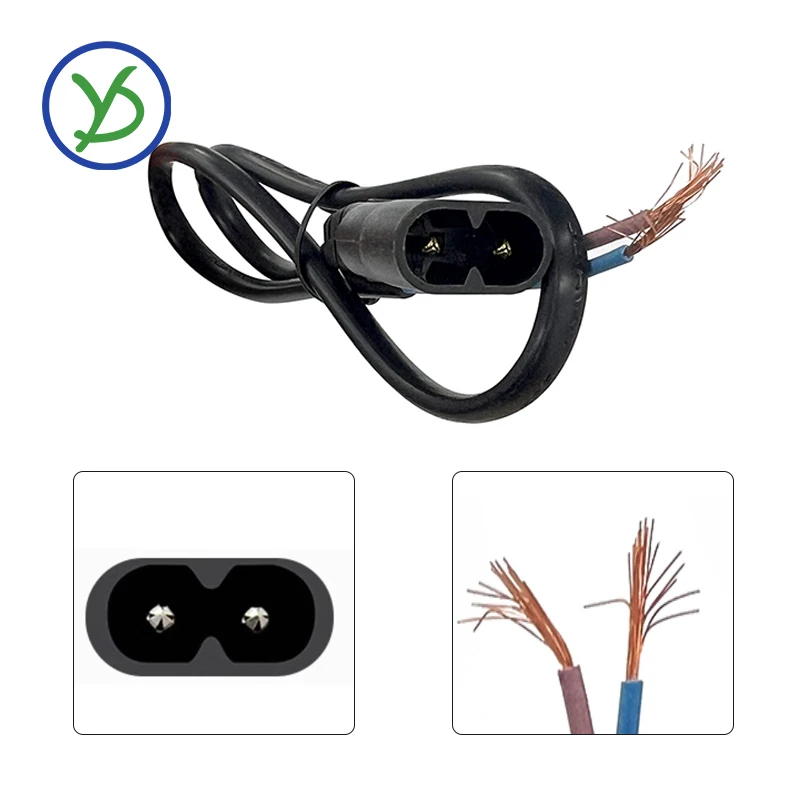 Power Cord Extension Cord Pure Copper Power Cord 0.5M 1M Replacement Power Cable Electrical Wire Power Extension Cord