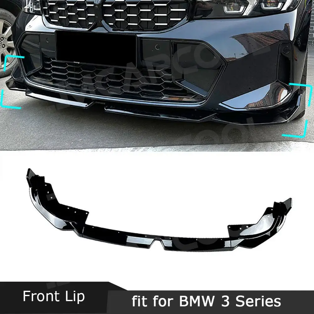 

JMCARCOOL передний бампер спойлер для BMW 3 серии G20 320i 325i M Sport 2023 + боковой фартук защитные сплиттеры аксессуары