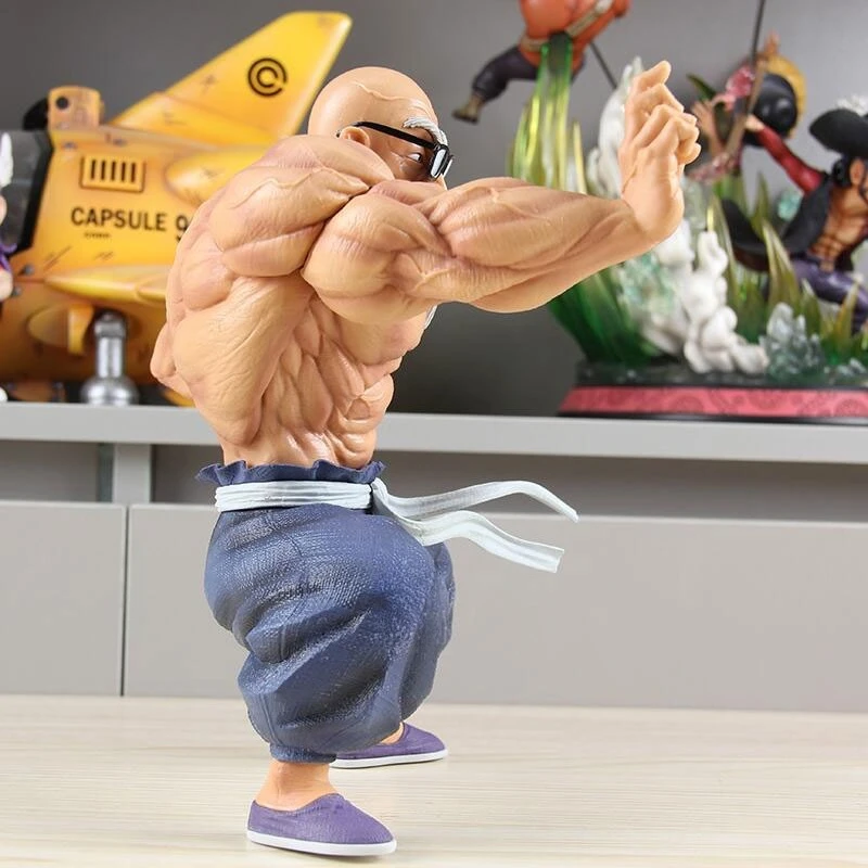 Anime Dragon Ball Figure GK Master Roshi Action Figurine Kame Sennin Pose PVC Doll Desktop Model Ornament Collectible Toy Gift