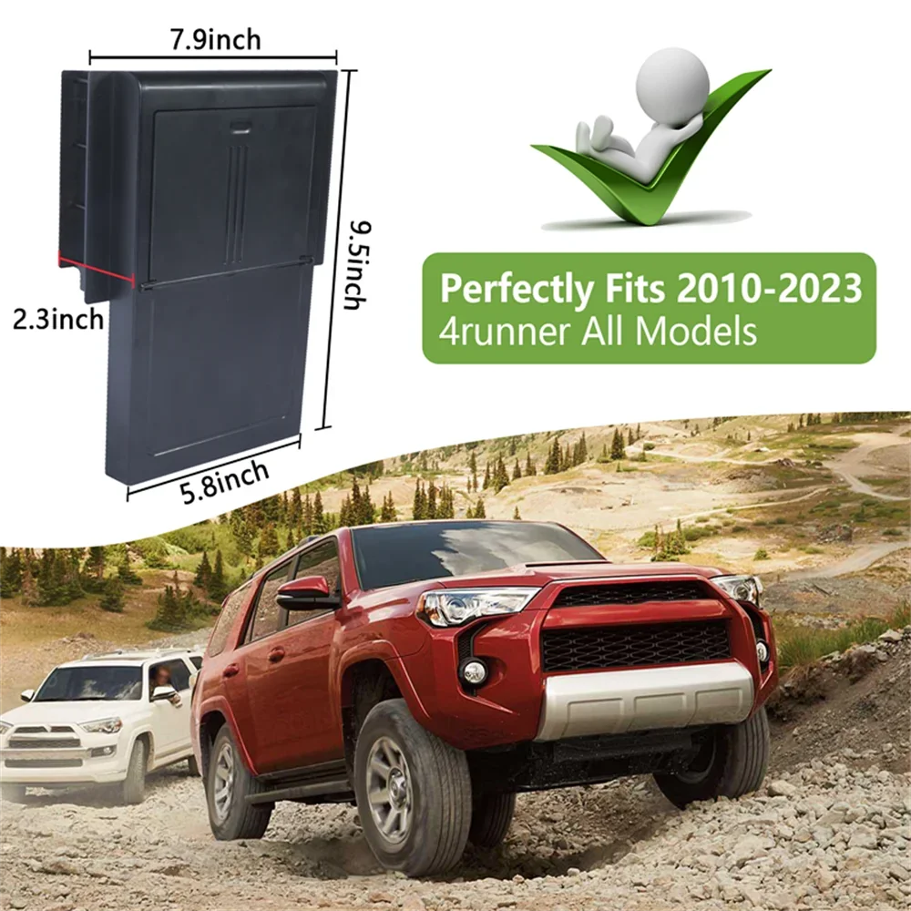 قطع غيار السيارات البوب صندوق تخزين مسند الذراع Centrol مناسب لتويوتا 4 عداء 2016-2021 اكسسوارات السيارات الداخلية #3