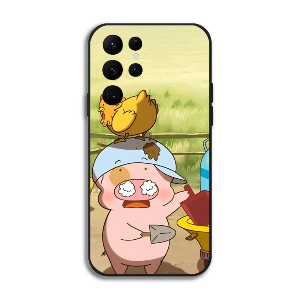 Cute McDull And Little Turtle Phone Case For Samsung Galaxy S25 S24 S22 S23 Ultra S21 S20 Plus 5G Protective Silicone Funda