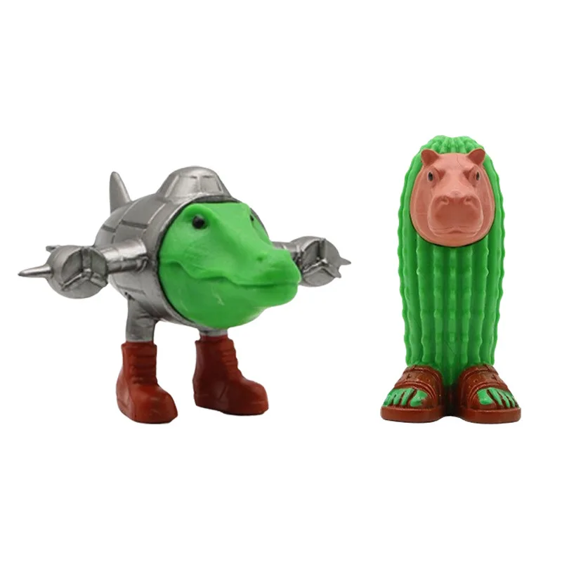 Anime 8 Uds Tung Sahur figuras de juguete Tralalero Tralala figuras Bombardino Crocodilo Shimpanzini Bananini modelo figuras decoración regalos