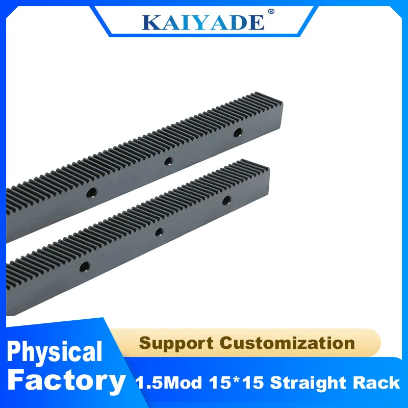 

Precision CNC Gear Rack 500mm 1.5Mod 15*15 Teeth for Engraving Machine 1000mm 1500mm 2000mm Straight Teeth Toothed Zipper