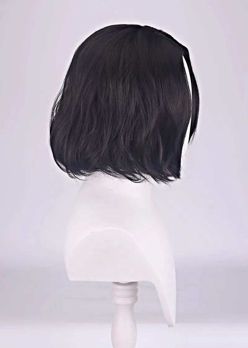 ショートメンズ黒合成かつら Pelucas ハロウィンセブルススネイプ衣装現実的な楽しいパーティーかつらかつらパーティーコスプレ