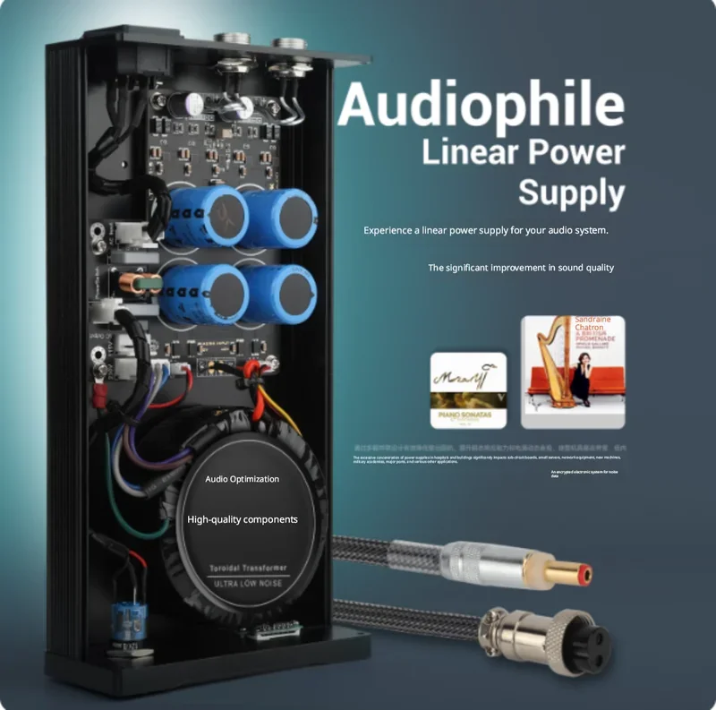 LHY 80W DC Linear Stabilized Power Supply DC12V Fever Audio Hard Disk Box NAS Router MAC PCHiFi DC5V 9V 12V 15V 18V 19V 20V