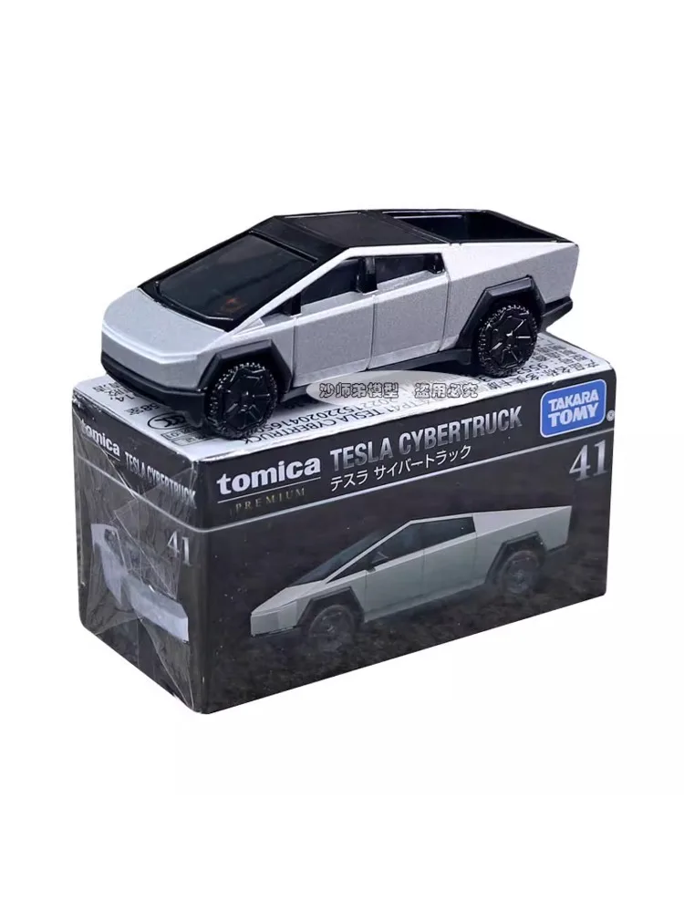 TAKARA TOMY Tomica TP41 TESLA CYBERTRUCK PREMIUM véhicule à moteur en alliage jouet moulé sous pression modèle en métal Collection cadeaux d'anniversaire pour garçon