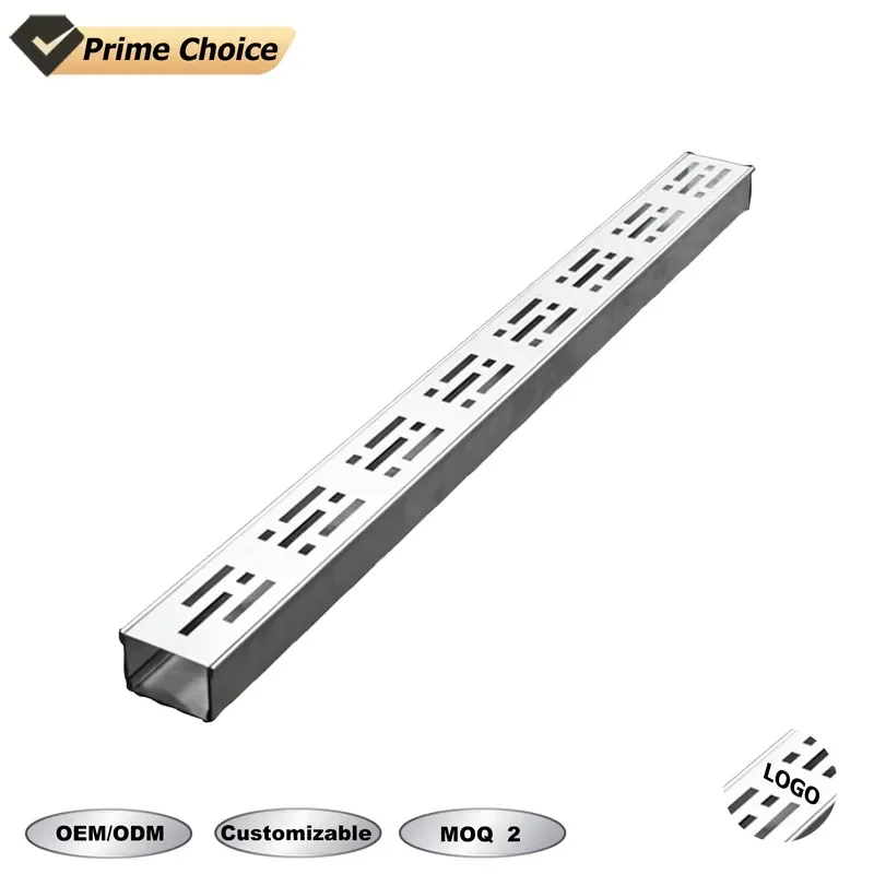 for Stainless Steel Industrial Gutter Grille Assembled Drainage System High Flow Rate Corrosion Resistant for Driveways and