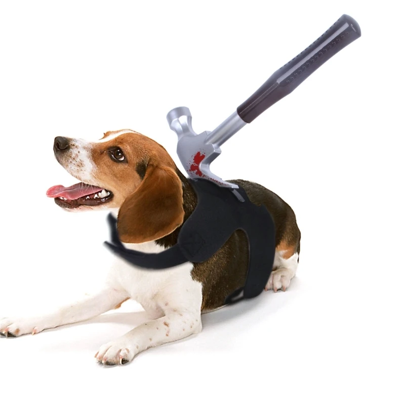 Kostum Lucu Hewan Peliharaan Tema Pisau Halloween Pakaian Cosplay Anak Pakaian Pembunuh untuk Aksesori Pesta Anak Anjing